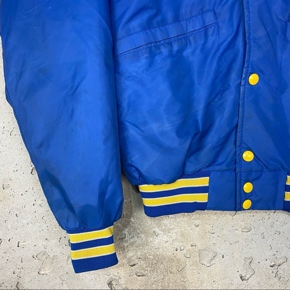 Vintage United States Air Forces third Air Force Europe blue yellow jacket - Picture 3 of 10